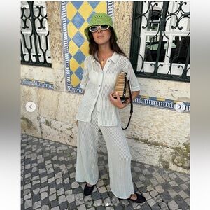 LAST CHANCE Parfois Light Green Woven Set for Summer Wear (MUST GO BY 10/21)